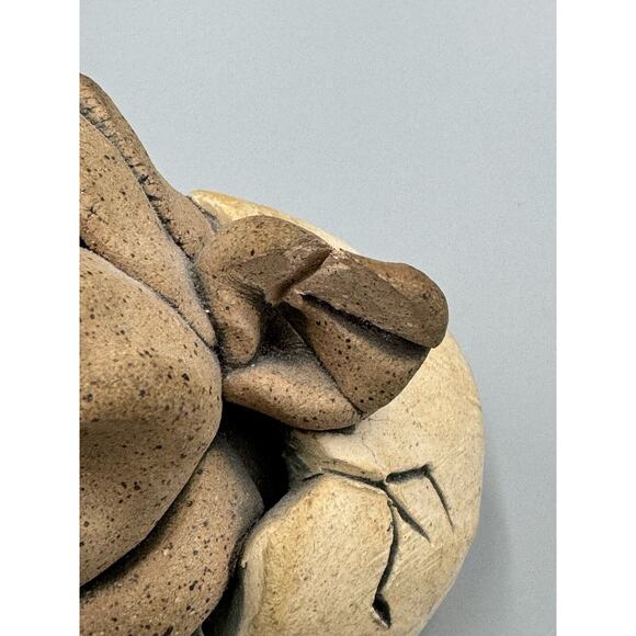 Vintage 1980’s Unique Baby Dinosaur Hatching Out Of Egg Sculpture Statue READ - Picture 5 of 8